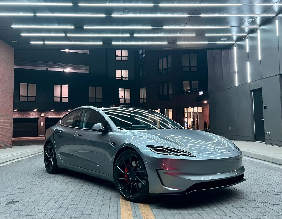 Tesla Model 3 with window tint